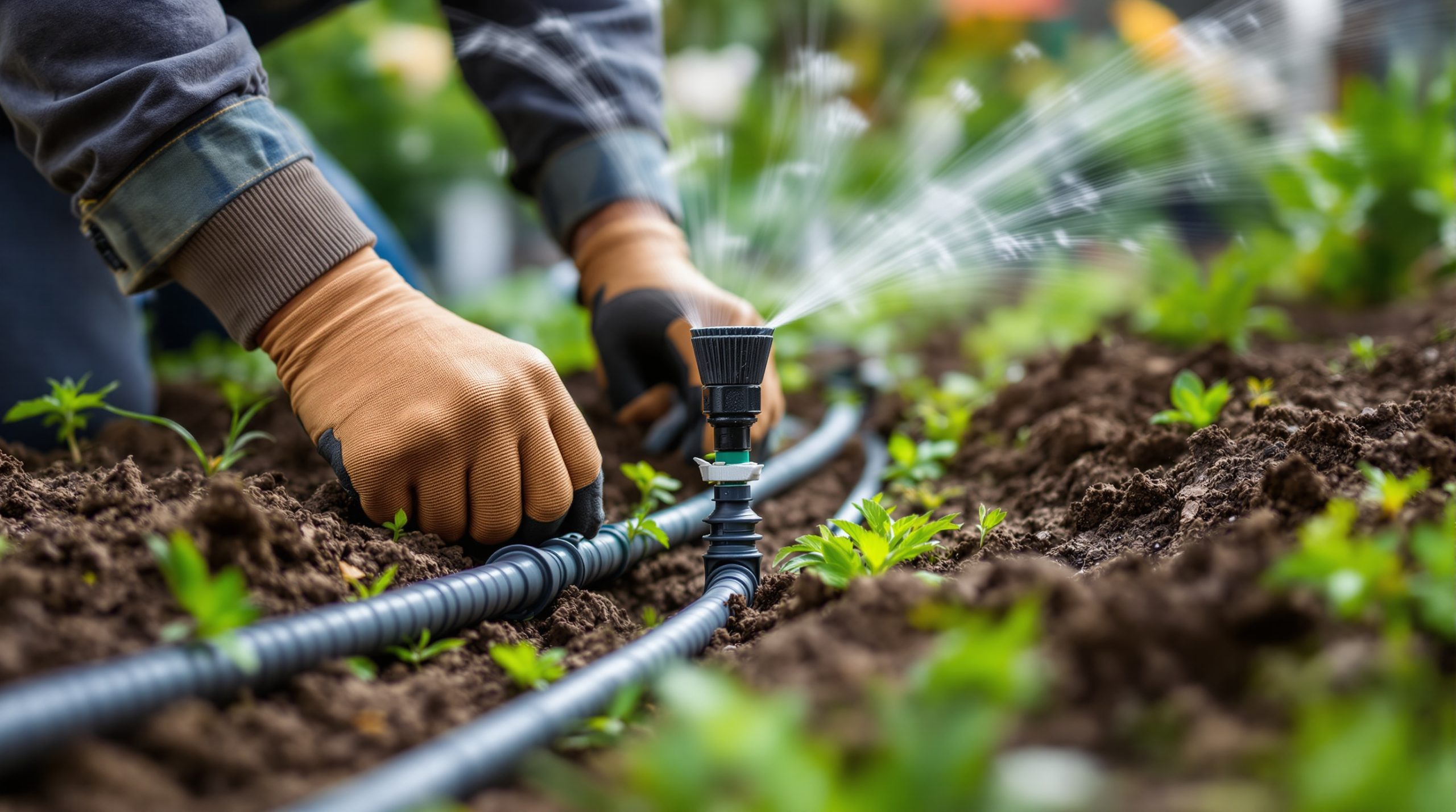 Arrosage enterré prix m² : devis détaillé et économies d'eau